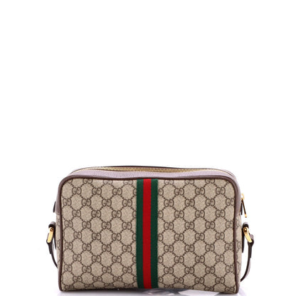 Small Gucci Ophidia Shoulder Bag GG Coated Canvas