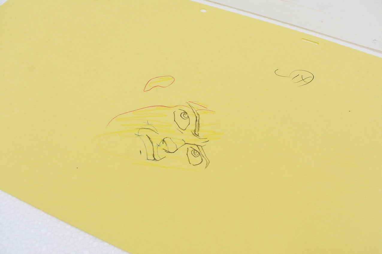 Katsuhiro Otomo pencil on paper drawing cel animation AKIRA person Japanese