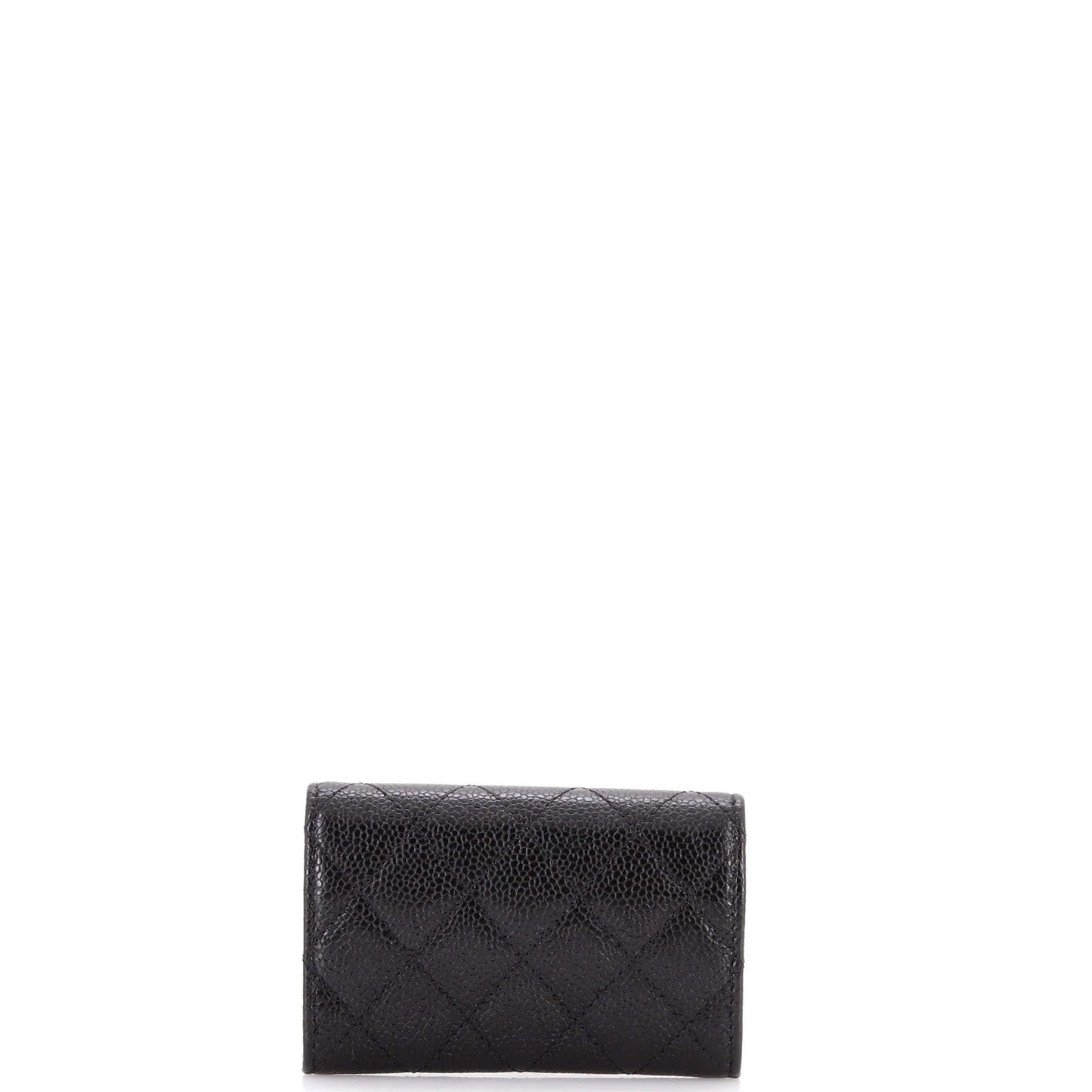 Caviar Chanel Incognito Flap Card Case Quilted