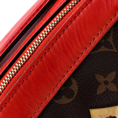 Louis Vuitton Saintonge Handbag Monogram Canvas With Leather