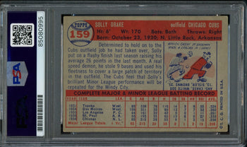 Solly Drake Signed 1957 Topps Trading Card #159