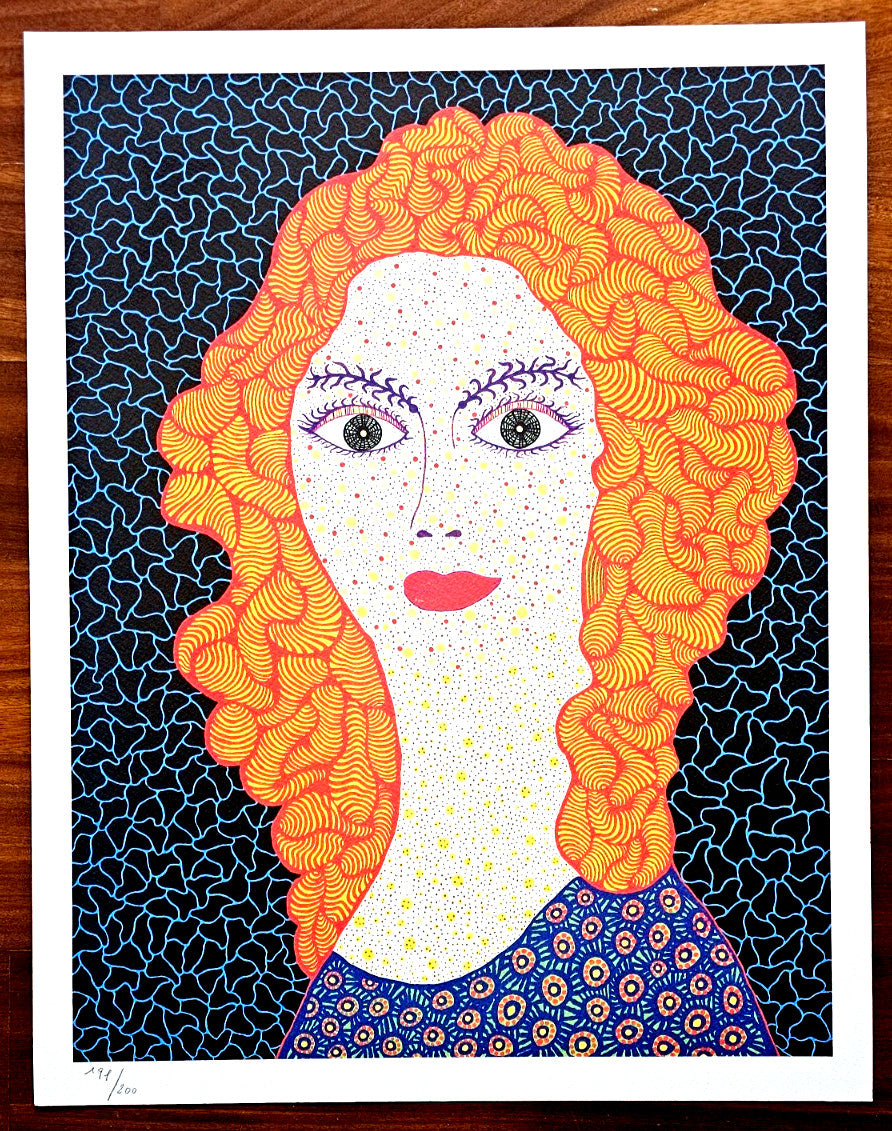 Yayoi Kusama, Lithograph Mori Art Museum Coa Certified Numbered