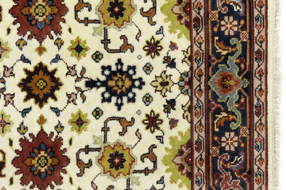 Handmade Floral Design Chobi Rug Wool Oriental