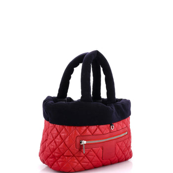 Chanel Coco Cocoon Reversible Tote Quilted Lambskin And Jersey Medium