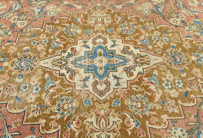 Semi-Antique Stone-Washed Oriental Rug Distressed