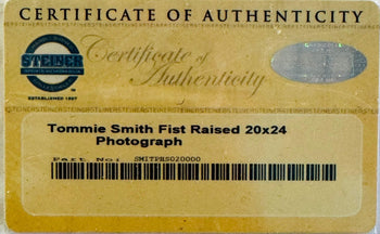 Tommie Smith Autographed 20X24 Olympic Photo Framed (Steiner)