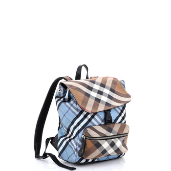 Burberry Kids Backpack Vintage Check Canvas