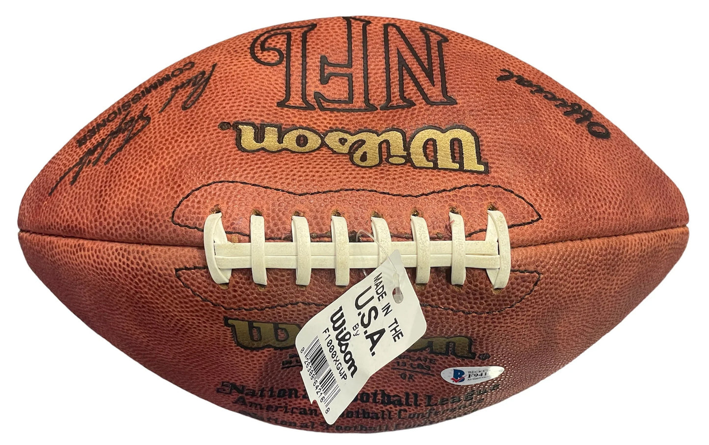 Larry Csonka "Hof 84" Autographed Official Football (Beckett)
