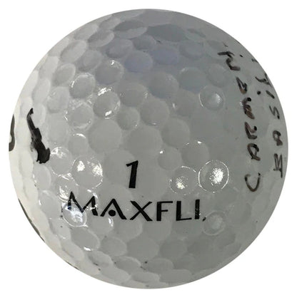Carmen Basilio Autographed Maxfli 1 Golf Ball