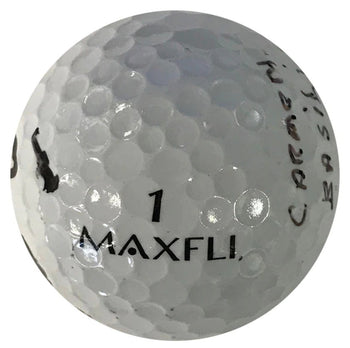 Carmen Basilio Autographed Maxfli 1 Golf Ball