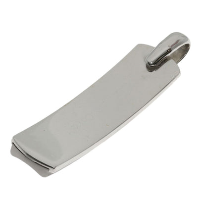 Titanium TIFFANY&Co. plate Pendant top Silver