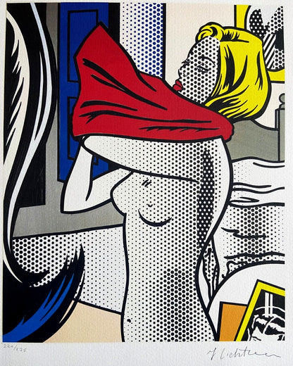 Roy Lichtenstein Lithograph Coa Signed Op Limited Edition