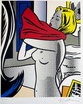 Roy Lichtenstein Lithograph Coa Signed Op Limited Edition