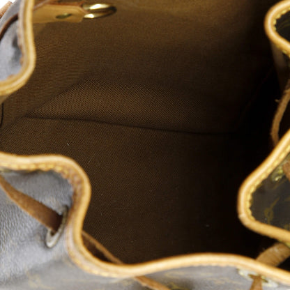 Louis Vuitton Vintage Montsouris Backpack Monogram Canvas Pm