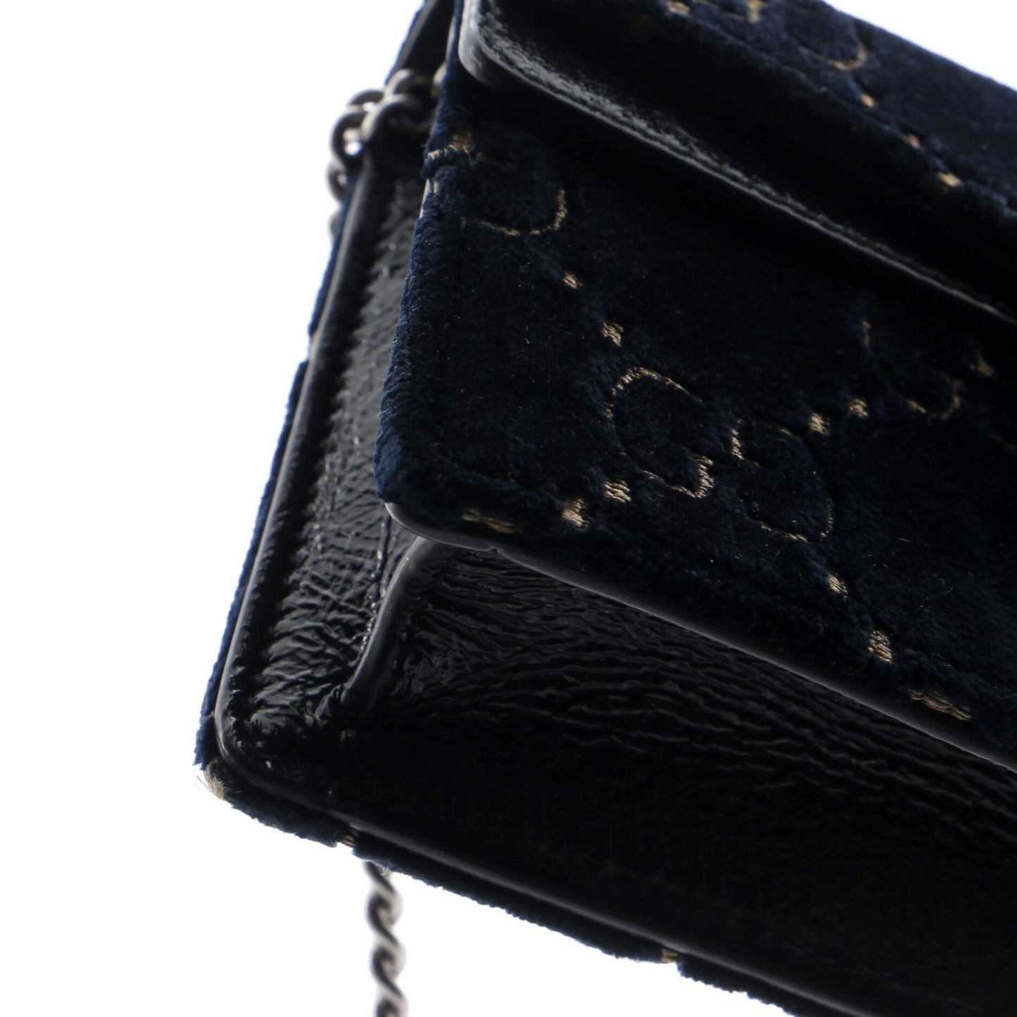 Gucci Dionysus Bag Gg Velvet Super Mini