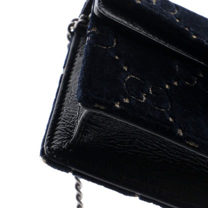 Gucci Dionysus Bag Gg Velvet Super Mini