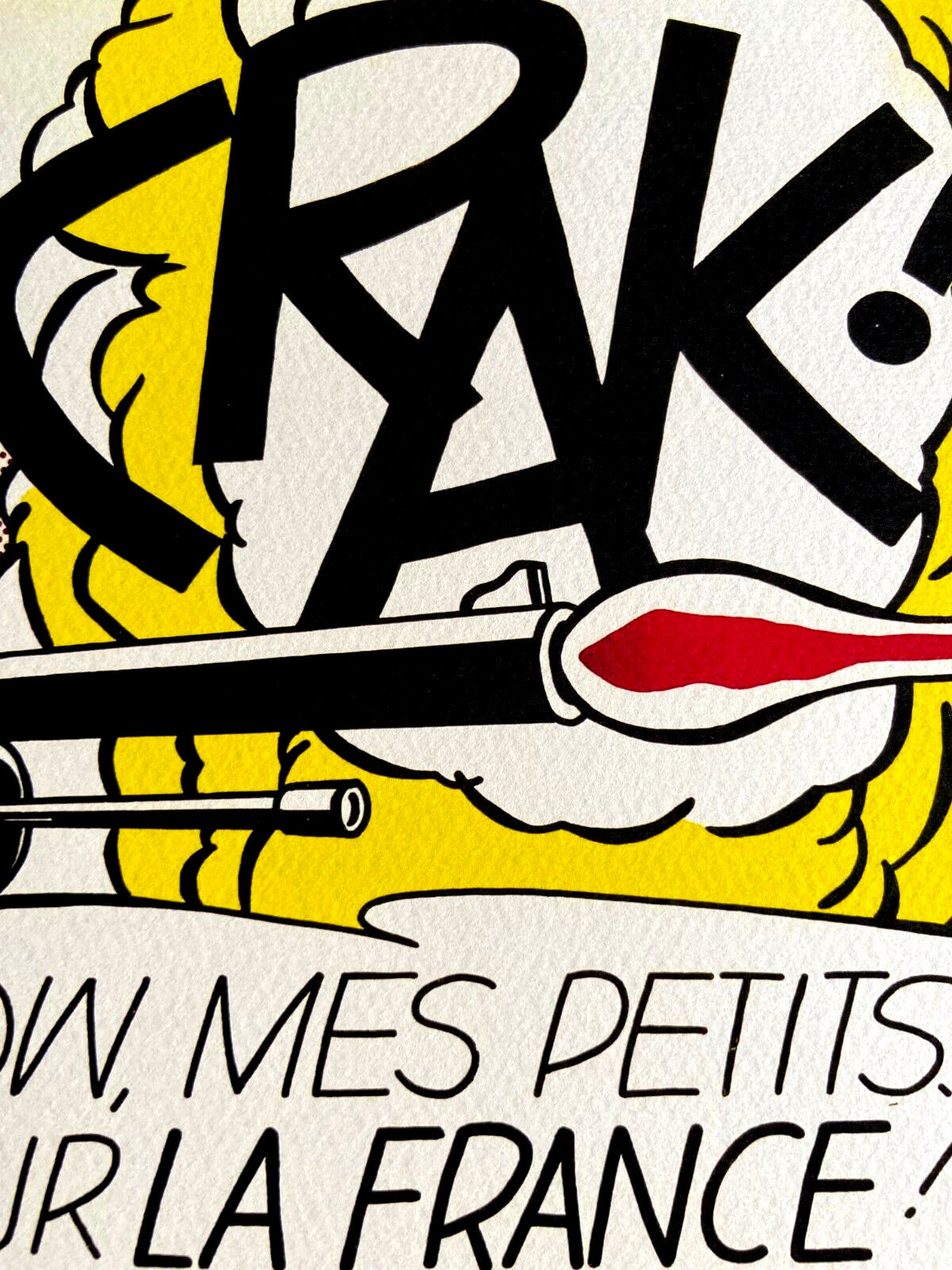 Roy Lichtenstein Lithograph Signed Numbered In Pencil Limited