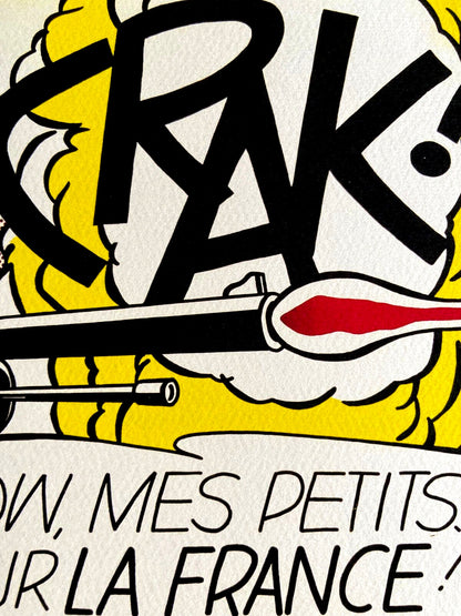 Roy Lichtenstein Lithograph Signed Numbered In Pencil Limited