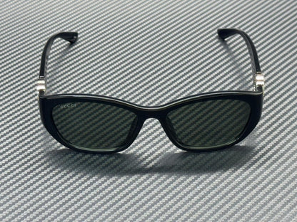 GUCCI GG1826SK 001 Black Grey Women's Large 57 mm Sunglasses