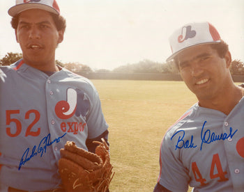 Bobby Ramos And Andres Galarraga Autographed 8X10 Photo