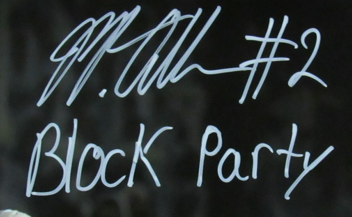 Marcus Allen Penn State Autographed 16X20 Photo Block Party Vs. Osu Jsa 167375