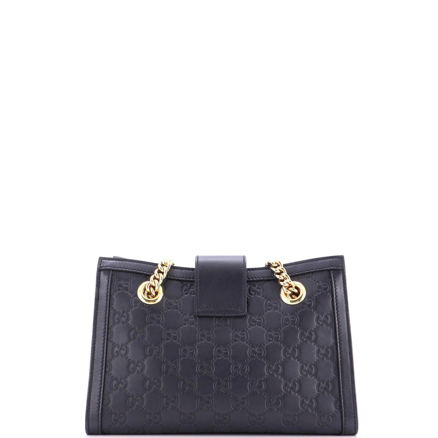 Gucci Padlock Chain Tote Guccissima Leather Small
