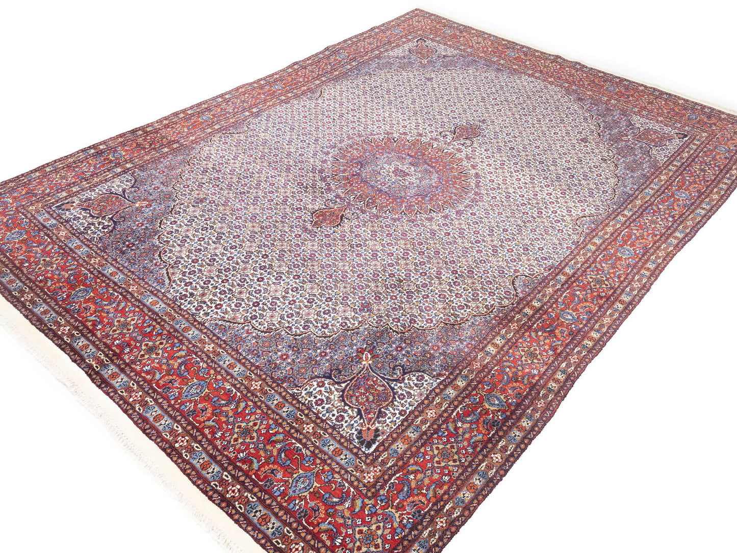 Vintage Oriental Rug Traditional Classic Floral