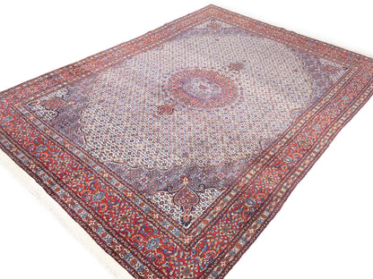 Vintage Oriental Rug Traditional Classic Floral