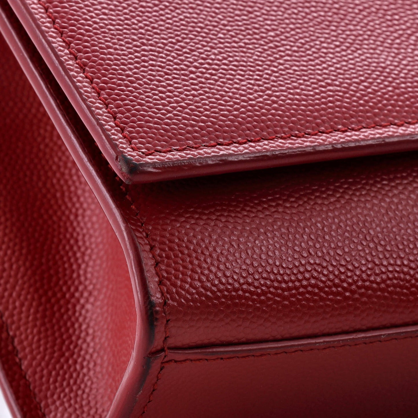 Saint Laurent Classic Monogram Crossbody Bag Grainy Leather Medium