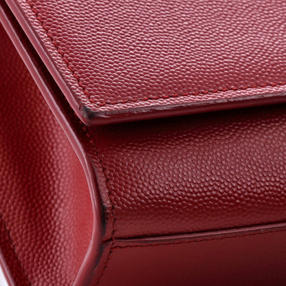 Saint Laurent Classic Monogram Crossbody Bag Grainy Leather Medium