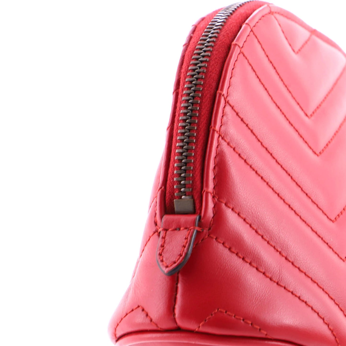 Gucci Gg Marmont Cosmetic Case Matelasse Leather Large