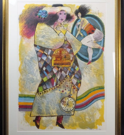 Theo Tobiasse (Israel) Original Lithograph Print