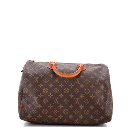 Louis Vuitton Speedy Handbag Monogram Canvas 35