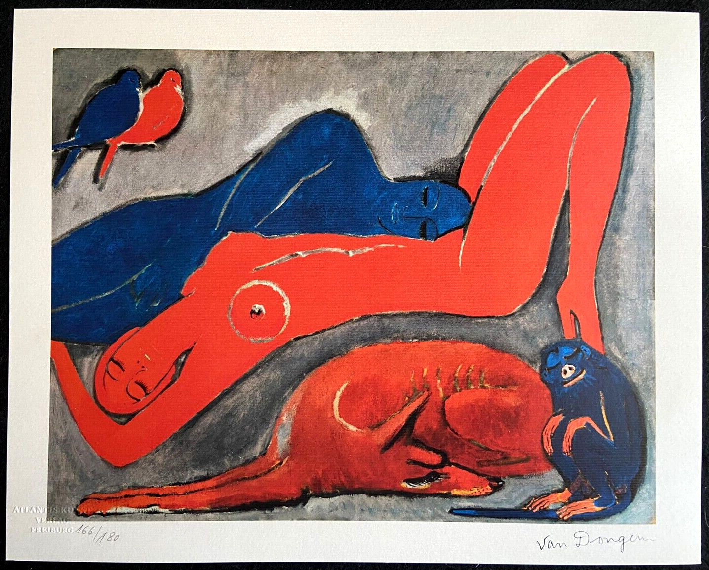 Kees Van Dongen Lithograph 1987 180 Ex