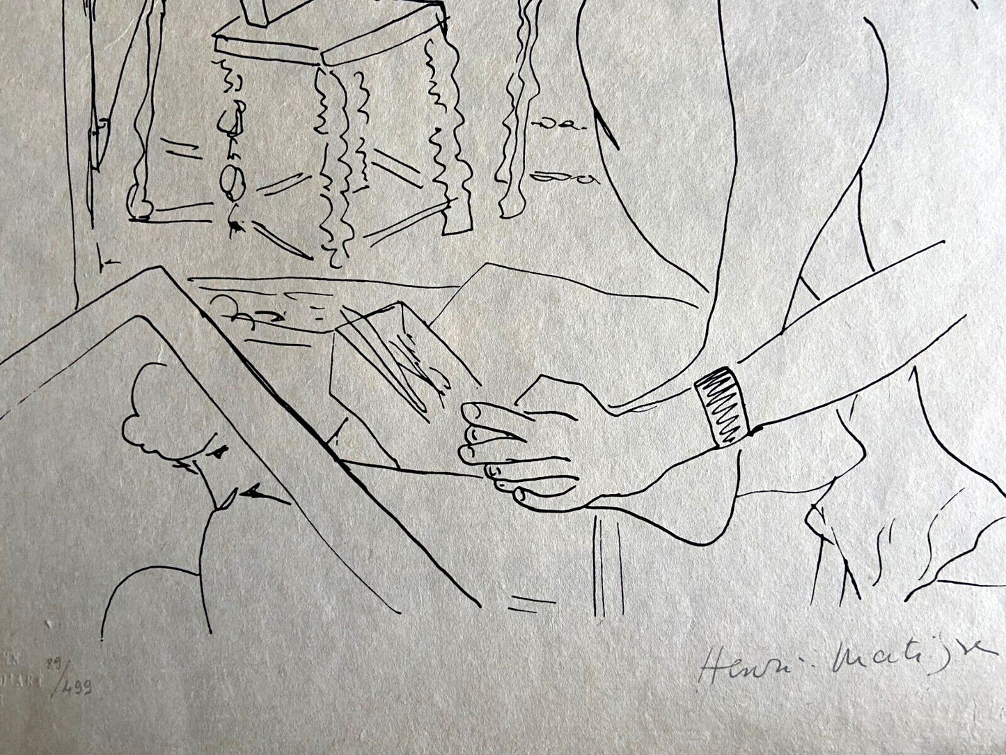 Henri Matisse Lithograph Signed Contract Hand Numbered / Paul Klee