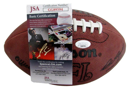 Fred Biletnikoff Signed/Autographed Raiders Wilson Nfl Football Jsa 149939