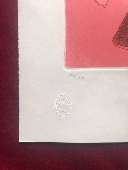 Man Ray Etching Coa Hand Signed Limited Edition Collection