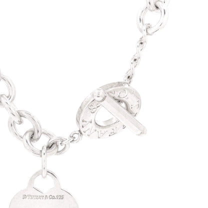 Tiffany & Co. Heart Tag Toggle Chain Necklace Sterling Silver