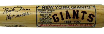 Ny Giants Multi-Autographed By 11 Cooperstown Baseball Bat Irvin Wilhelm 179699