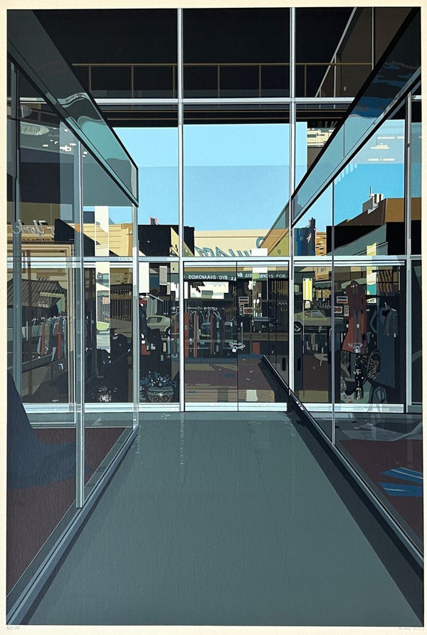 Richard Estes "from Urban Landscapes ? Big Diamonds" Silkscreen Edition Autograp