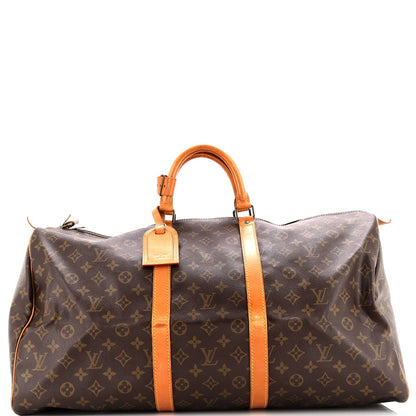 Louis Vuitton Keepall Bandouliere Bag Monogram Canvas 55