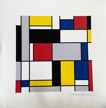Piet Mondrian, Lithograph (Max Bill