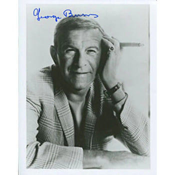 George Burns Autographed/Signed 8X10 Photo
