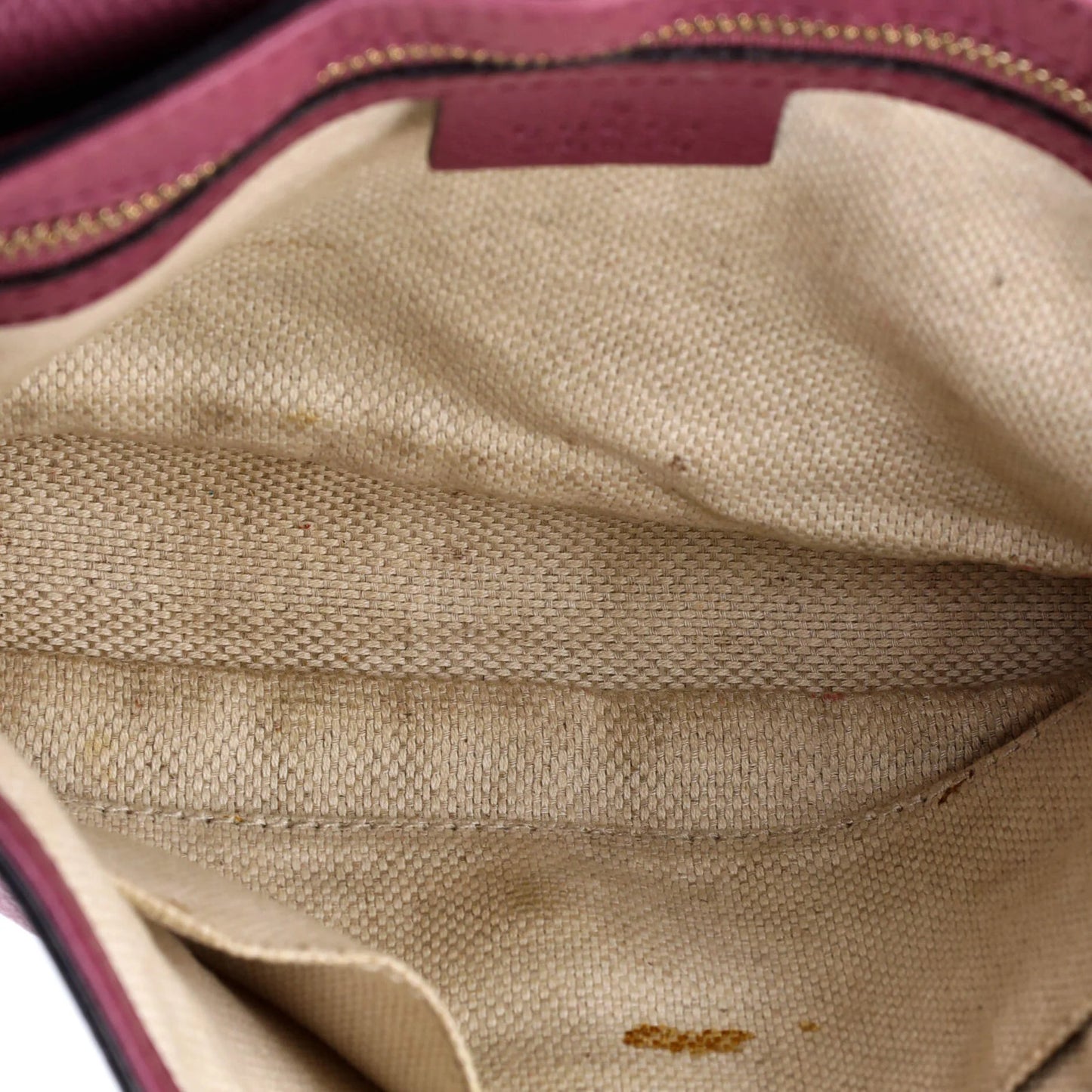 Gucci Soho Chain Crossbody Bag Leather Medium