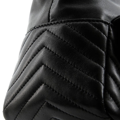 Saint Laurent Joe Bucket Bag Matelasse Chevron Leather Mini