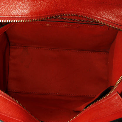 Celine Luggage Bag Grainy Leather Micro