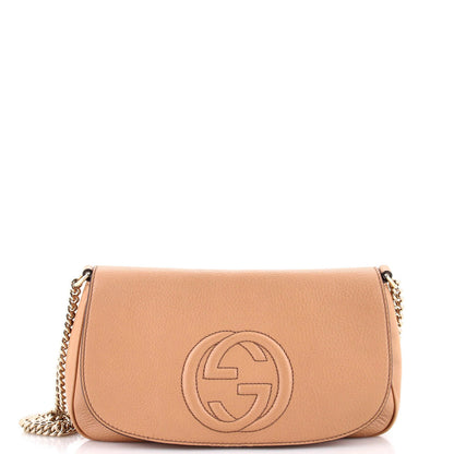 Gucci Soho Chain Crossbody Bag Leather Medium