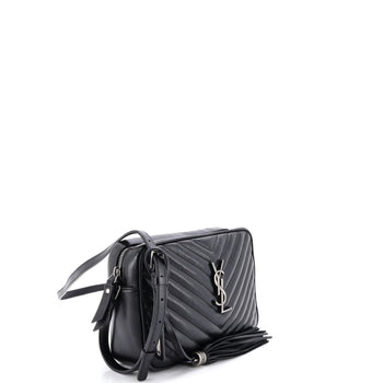 Small Saint Laurent Lou Camera Bag Matelasse Chevron Leather