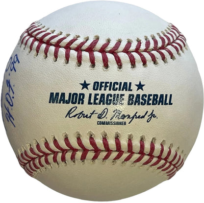 Nolan Ryan "Hof 99" Autographed Hall Of Fame Baseball (Aiv)