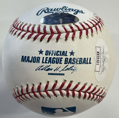 Hank Aaron Autographed Official Major League Baseball (Steiner & Jsa)